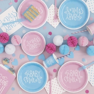 Ubrousky pap�rov� Baby Shower r��ov� 16 ks
