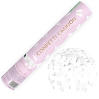 Vyst�elovac� konfety b�l� mot�lci 28 cm