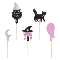 Z�pichy na cupcakes Halloween 6 ks