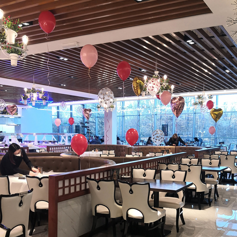 prostory restaurace v Plzni