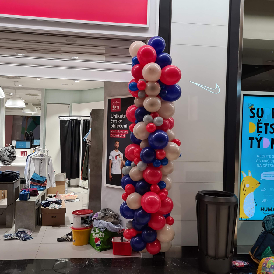 sloup z balonk�