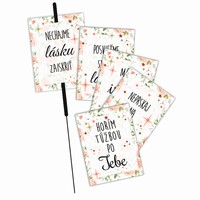 KARTI�KY NA PRSKAVKY kv�tinov� design - slovensk� verze