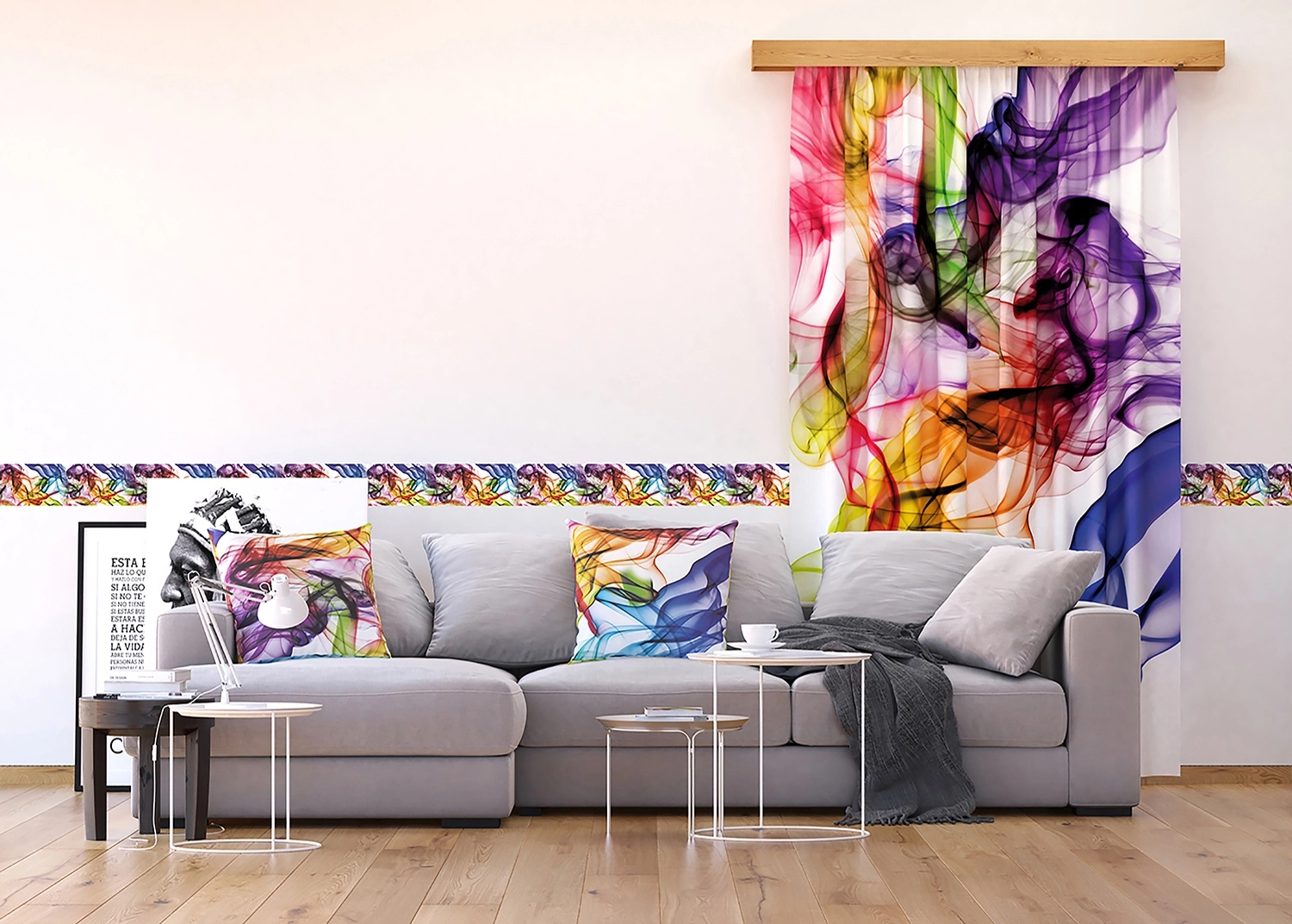 Dekorativn� z�v�s Barevn� magick� kou� | 140 x 245 cm | FCPL 6514