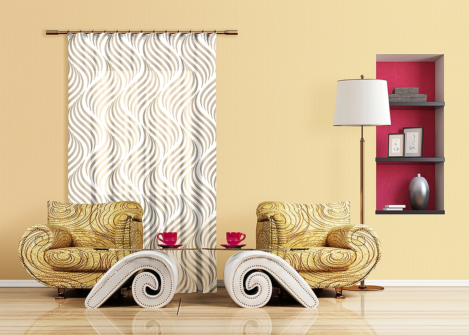 Dekorativn� z�v�s Abstrakce | 140 x 245 cm | FCPL 6532