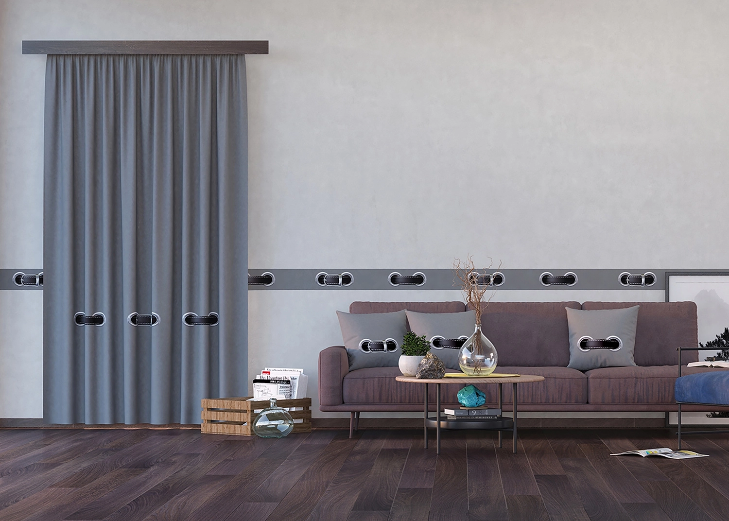Dekorativn� z�v�s �ed� p�s | 140 x 245 cm | FCPL 6586