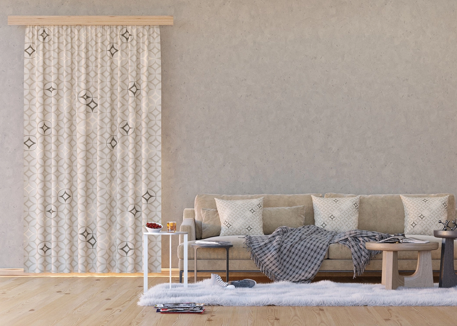 Dekorativn� z�v�s Abstrakce | 140 x 245 cm | FCPL 6593