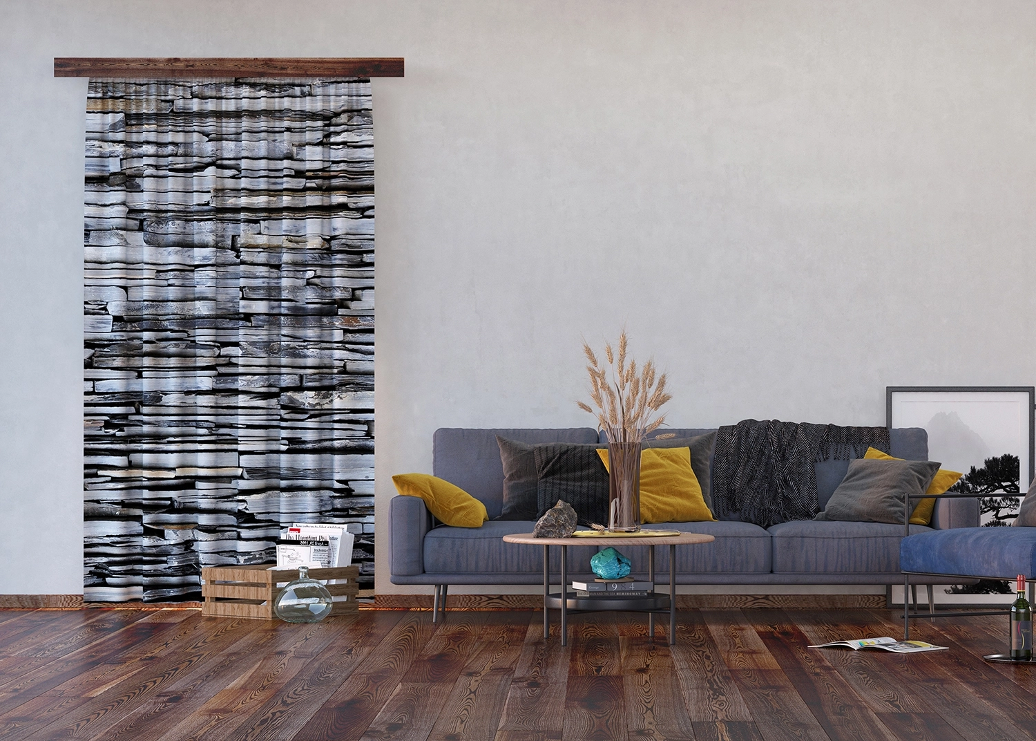 Dekorativn� z�v�s Kameny | 140 x 245 cm | FCPL 6597