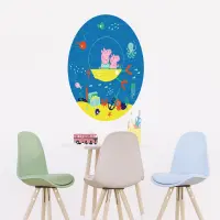 Vliesov� fototapeta na zed' Pras�tko Peppa Podvodn� Dobrodru�stv� | 70 x 70 cm | CRD 5811 - 602
