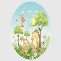 Samolep�c� vliesov� fototapeta na zed' Zv��ec� D�ch�nek | 70 x 70 cm | CR 3247 - 006