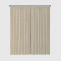 Dekorativn� z�v�s Tmav� b�ov� z�clony AG Design | 180 x 160 cm | FCSXL 4819