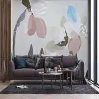 Vliesov� fototapeta na zed' Malovan� kv�ty | 375 x 270 cm | FT5P 3041 - 016