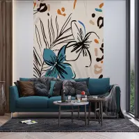 Vliesov� fototapeta na zed' Kv�tinov� malba | 225 x 270 cm | FT3P 5915 - 018
