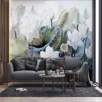Vliesov� fototapeta na zed' Klidn� lotosy | 375 x 270 cm | FTNS 1254