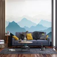 Vliesov� fototapeta na zed' Na vrcholku hor | 375 x 270 cm | FTNS 1267