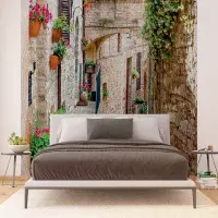 Vliesov� fototapeta na zed' Ulice v italsk�m m�st� | 375 x 270 cm | FTNS 1257