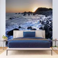 Vliesov� fototapeta na zed' Z�pad slunce a mo�e | 375 x 270 cm | FTNS 2453