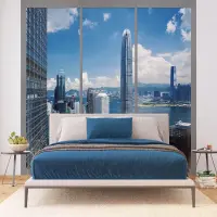 Vliesov� fototapeta na zed' V�hled z okna mrakodrapu | 375 x 270 cm | FTNS 2470