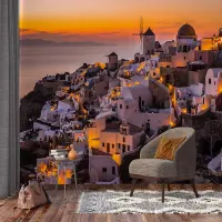 Vliesov� fototapeta na zed' V�hled na Santorini | 375 x 270 cm | FTNXXL 3018