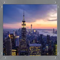 Vliesov� fototapeta na zed' Empire State Building v r�mu | 155 x 110 cm | FTNM 2644
