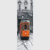 Vliesov� fototapeta na zed' Retro tramvaj | 202 x 90 cm | FTNV 2882