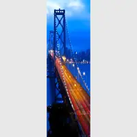 Vliesov� fototapeta na zed' No�n� Bay Bridge | 202 x 90 cm | FTNV 2903