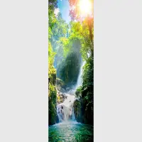 Vliesov� fototapeta na zed' Vodop�d v?d�ungli | 202 x 90 cm | FTNV 2946