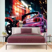 Vliesov� fototapeta na zed' Automobilov� z�vod | 375 x 270 cm | FTNXXL 0463