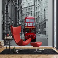 Vliesov� fototapeta na zed' Lond�nsk� autobus | 375 x 270 cm | FTNXXL 1132