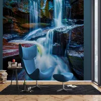 Vliesov� fototapeta na zed' Vodop�dov� kask�da | 375 x 270 cm | FTNXXL 2426