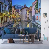 Vliesov� fototapeta na zed' Kan�ly v Annecy | 375 x 270 cm | FTNXXL 2438