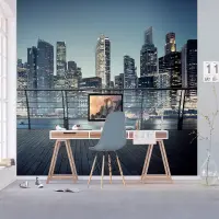 Vliesov� fototapeta na zed' M�stsk� panorama | 375 x 270 cm | FTNXXL 2486