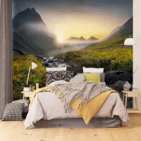 Vliesov� fototapeta na zed' Horsk� potok | 375 x 270 cm | FTNXXL 3029