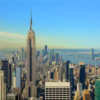 Vliesov� fototapeta na zed' V�hled na Empire State Building | 360 x 254 cm | FTS 1309