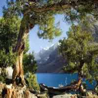 Vliesov� fototapeta na zed' V�hled na horsk� p�smo | 180 x 127 cm | FTSs 0833