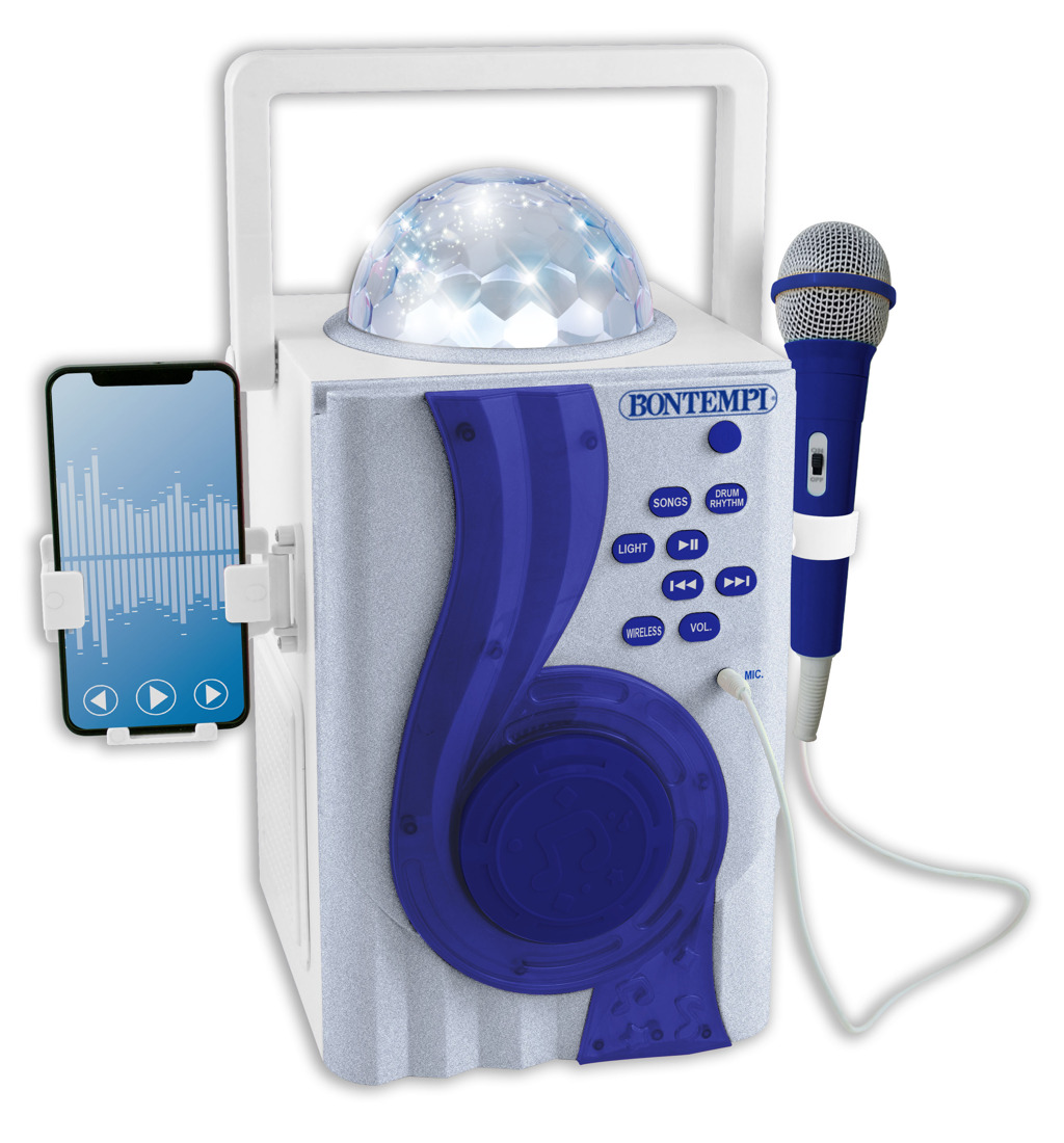 Karaoke boom box s disco sv�teln�mi efekty