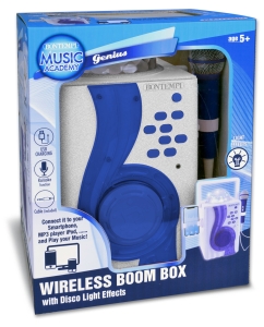 Karaoke boom box s disco sv�teln�mi efekty