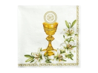 Ubrousky Kielich, b�l�, 33 x 33 cm (1 bal. / 20 ks)